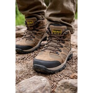 Red Head Brand Co Waterproof Steel Toe Work‎ Boot Men's 11.5W Brown Leather Gorp